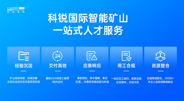 人力资源公司 不朽情缘 国际有完备的矿山人才整体解决方案